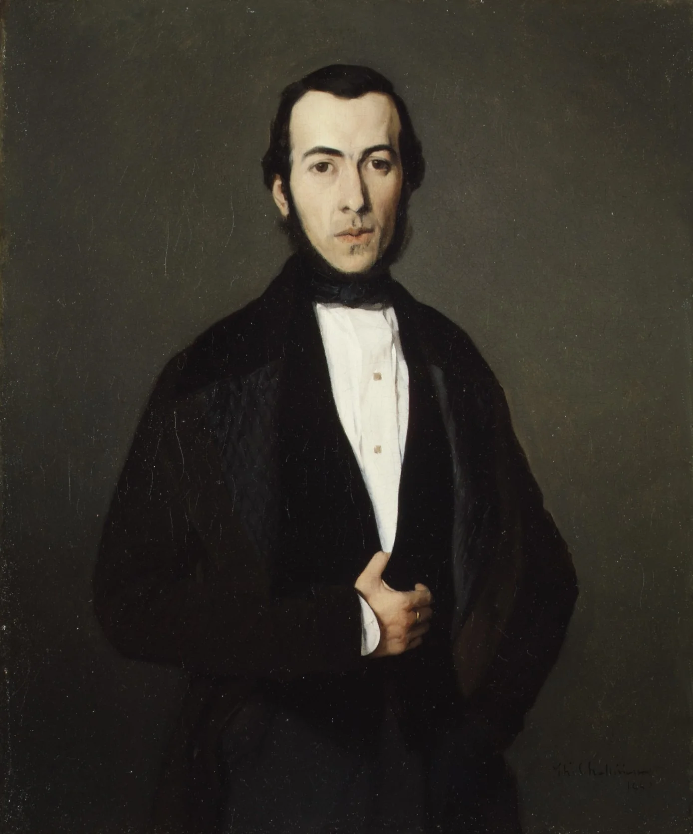 Portrait of a Man, detail