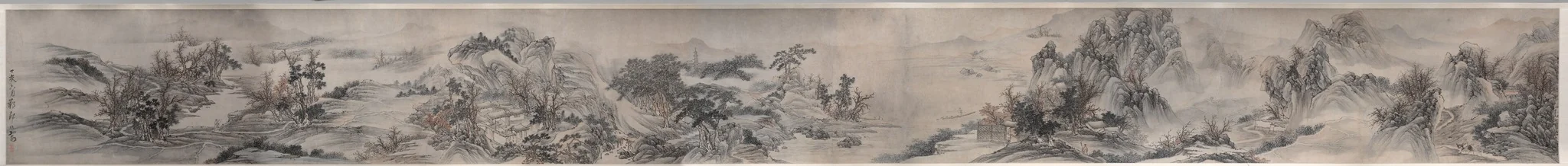 Autumn Mist in the Countryside, detail