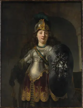 Bellona, by Rembrandt van Rijn, oil, 1633