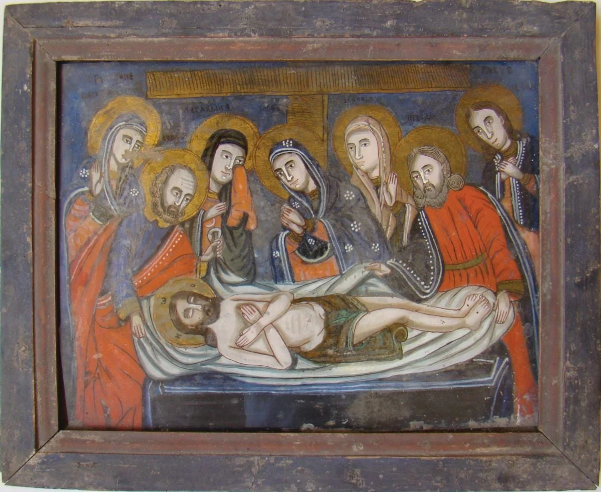 Prohodul lui Iisus, detail