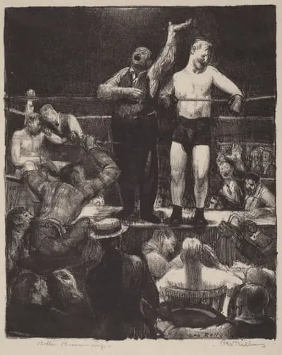 Introductions, by George Bellows, ink, 1921