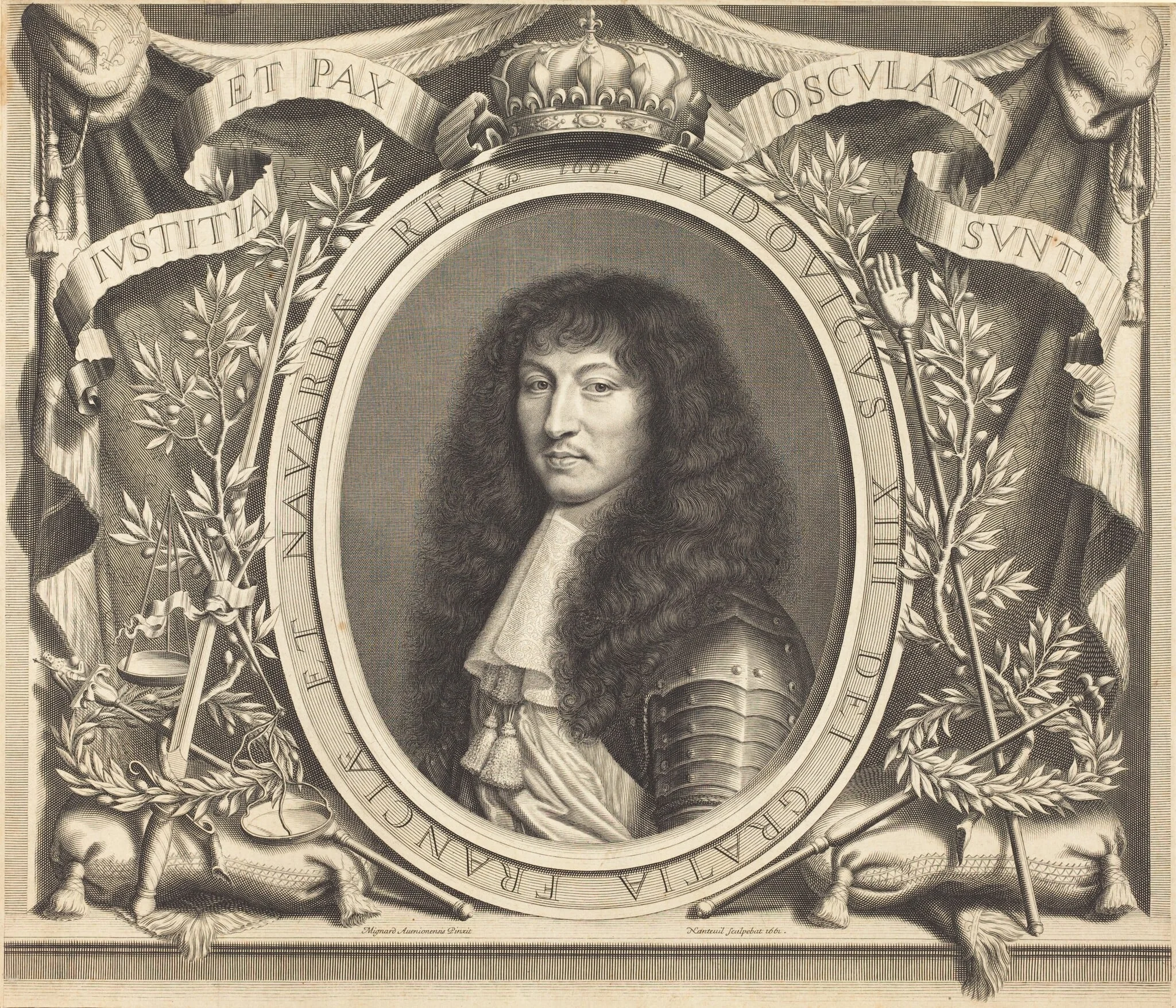 Louis XIV, detail