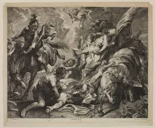 Conversion of St. Paul, by Schelte Bolswert, 1650