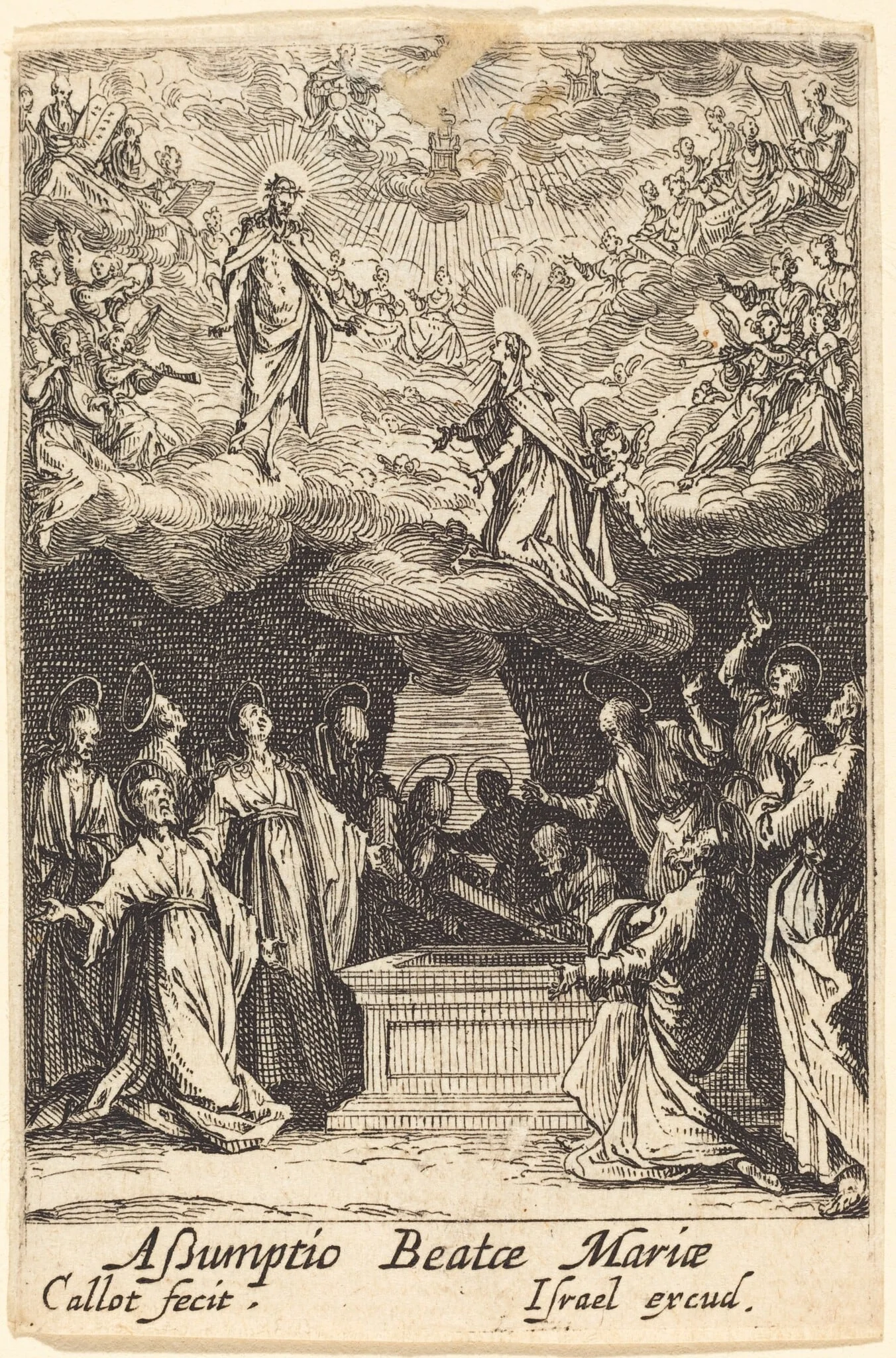 The Assumption of the Virgin, detail
