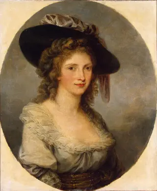 Self-Portrait, by Angelica Kauffmann, oil, 1790