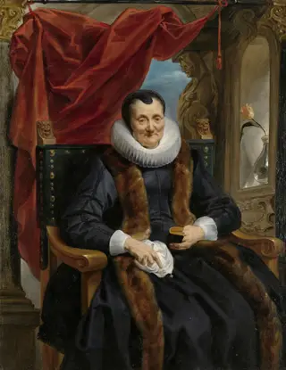 Portrait of Magdalena de Cuyper, by Jacob Jordaens, oil, 1635