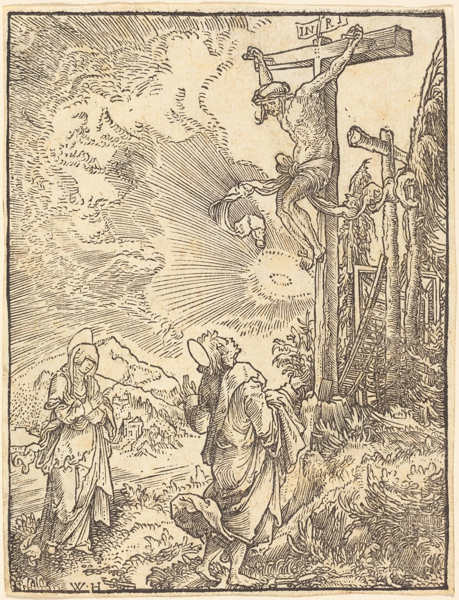 The Crucifixion, detail
