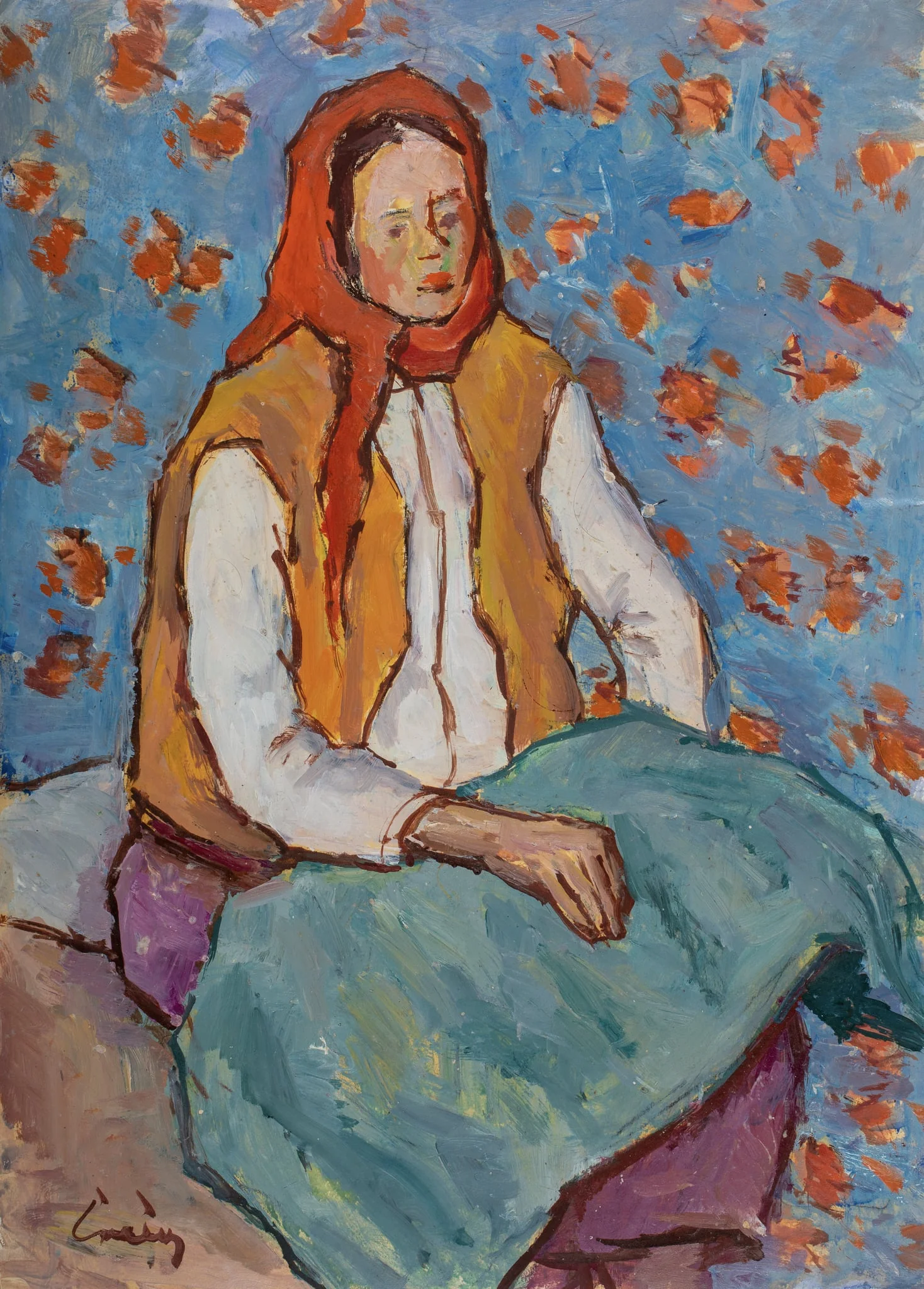 Portret, detail