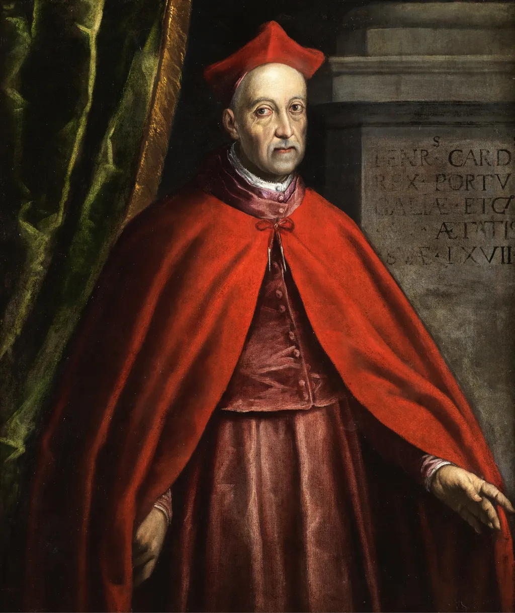 Retrato do Cardeal D. Henrique, by Domenico Tintoretto, unspecified, 1600