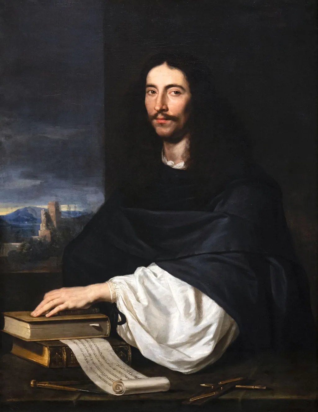 Portrait of a man (Etienne Delafons?), by Catherine de' Medici, unspecified, 1650