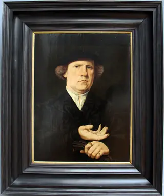 Portrait of the Antwerp merchant Hieronymus Tucher, by Jan Cornelisz Vermeyen, paint, 1530