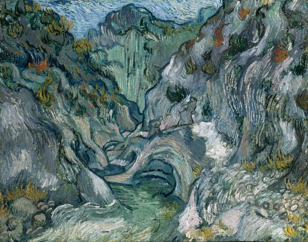 Ravine, by Vincent van Gogh, oil