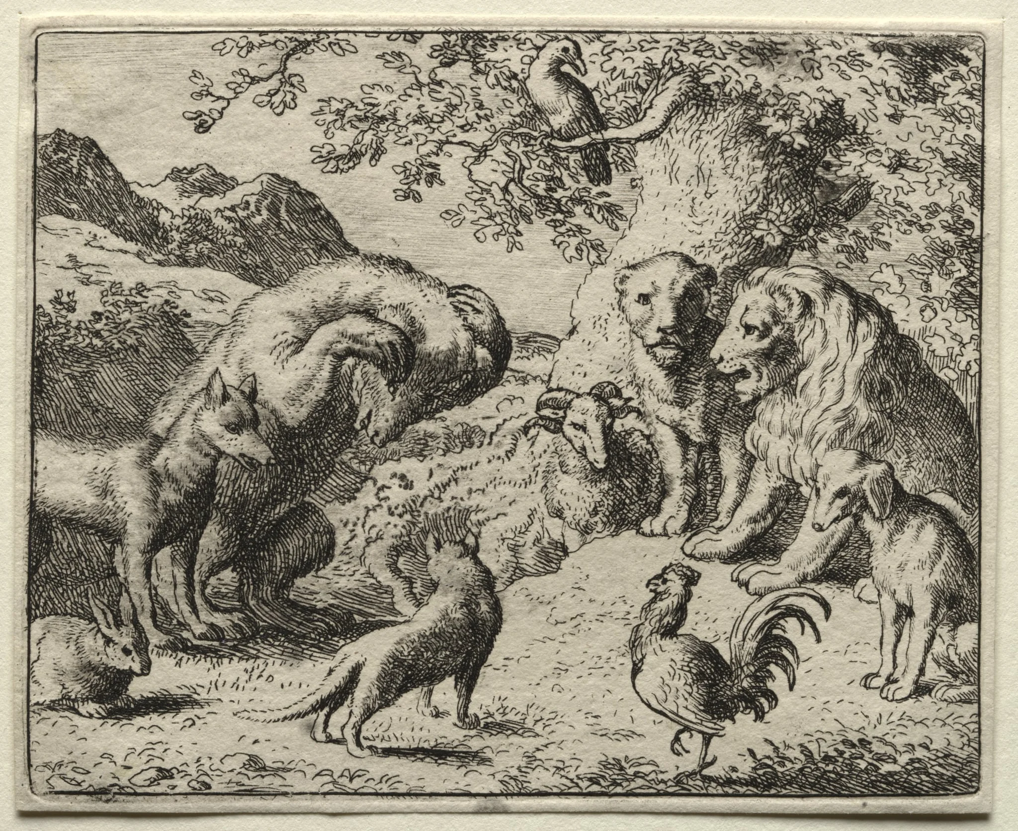 Reynard the Fox: The Complaint of the Bear, detail