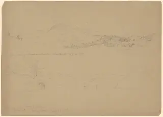 Landscapes, by Daniel Huntington, graphite, 1859