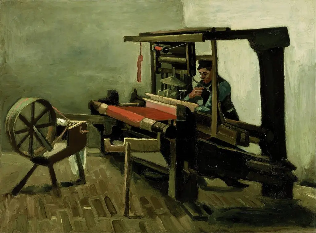 Weaver, by Vincent van Gogh, oil, 1884