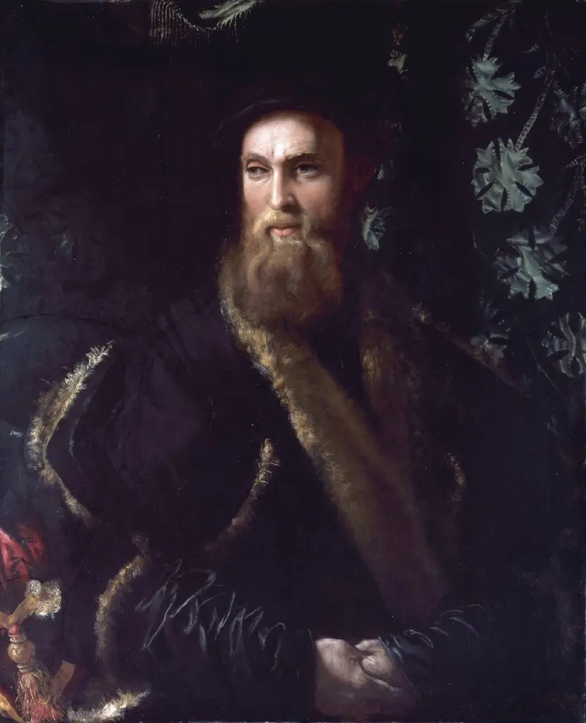 portrait of Bindo Altoviti, by Francesco Salviati, oil, 1545