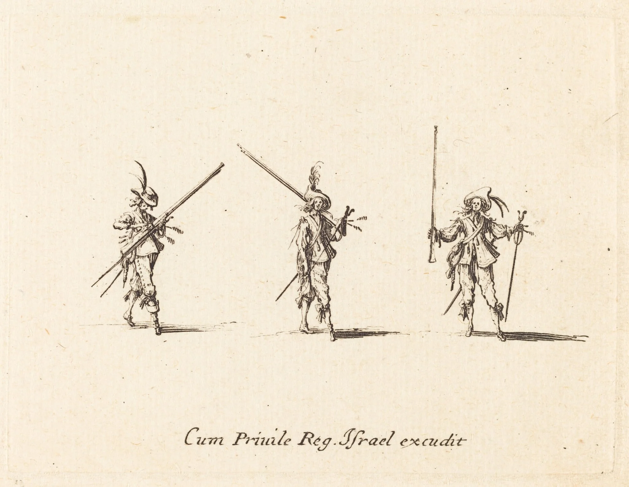 Drill with the Musket, detail