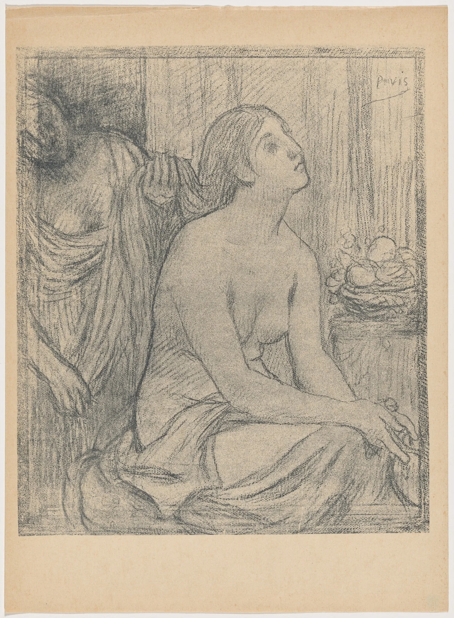 La toilette, detail