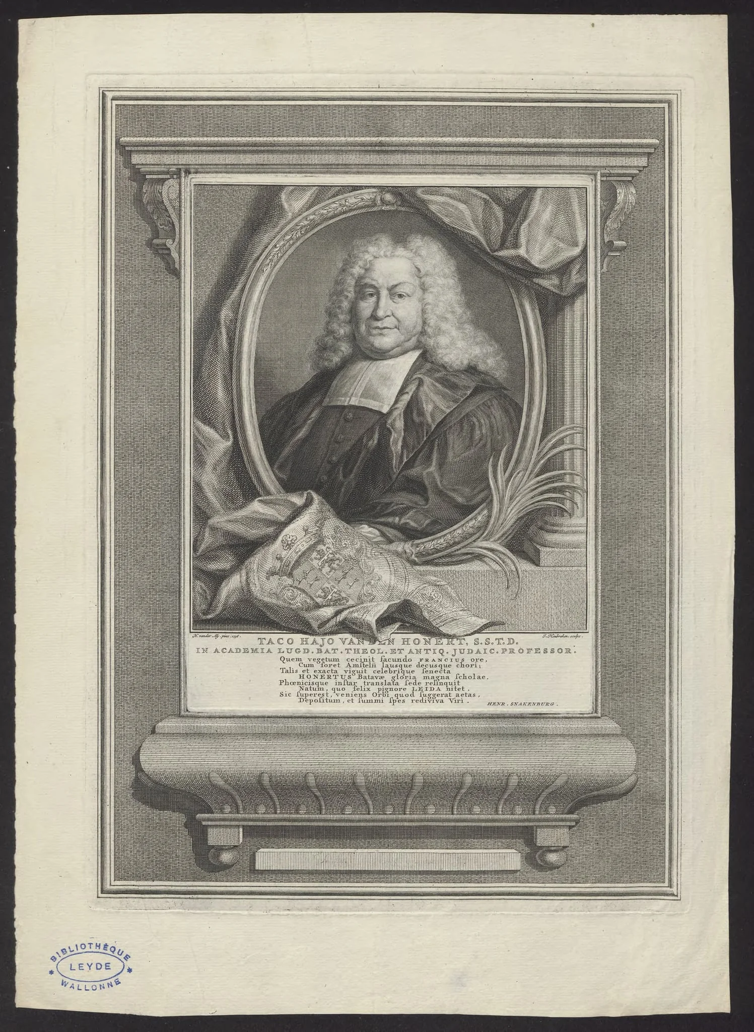 Portrait of Taco Hajo van den Honert, detail