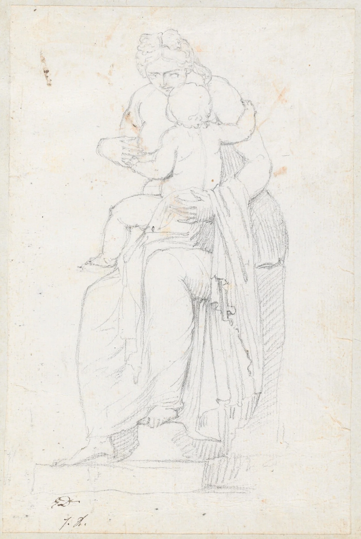Leucothea, Front View, detail