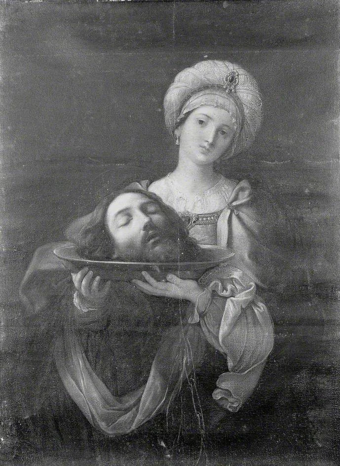 Salome with the Head of St John the Baptist, detail