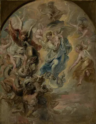 The Virgin as the Woman of the Apocalypse, by Peter Paul Rubens, oil, 1624