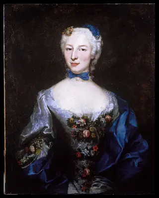 Portrait of a Lady, by Pietro Longhi, oil, 1760