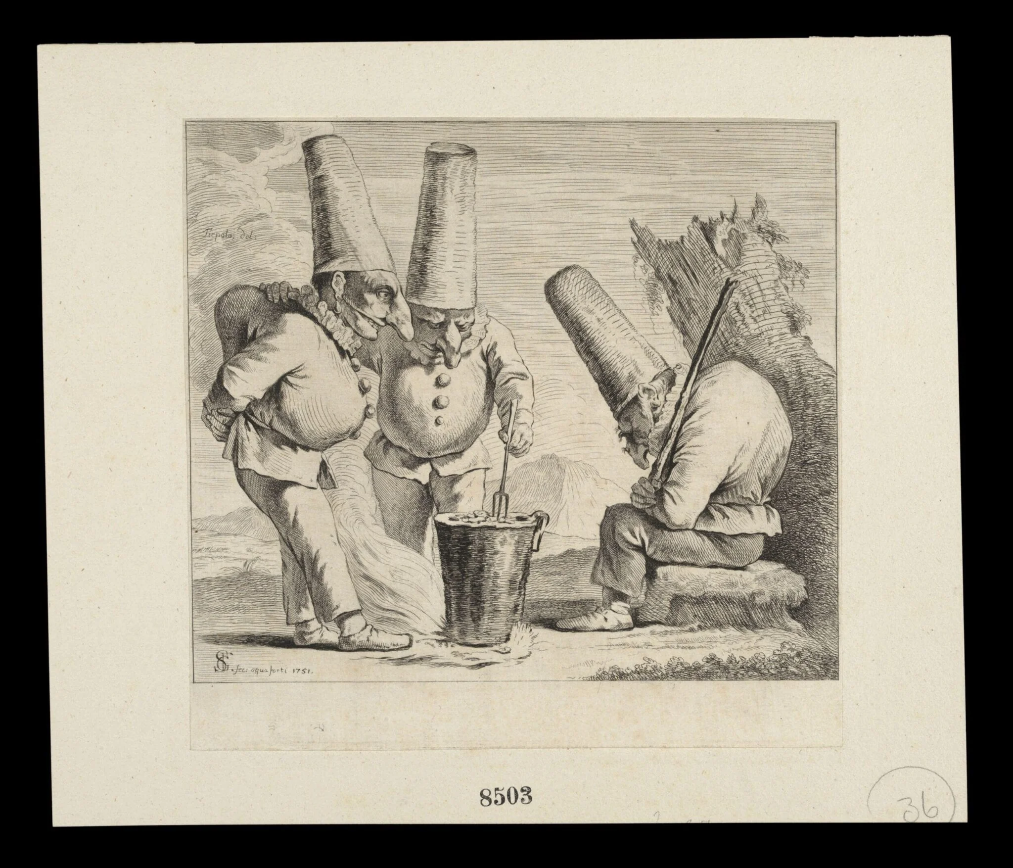 H Beard Print Collection, detail