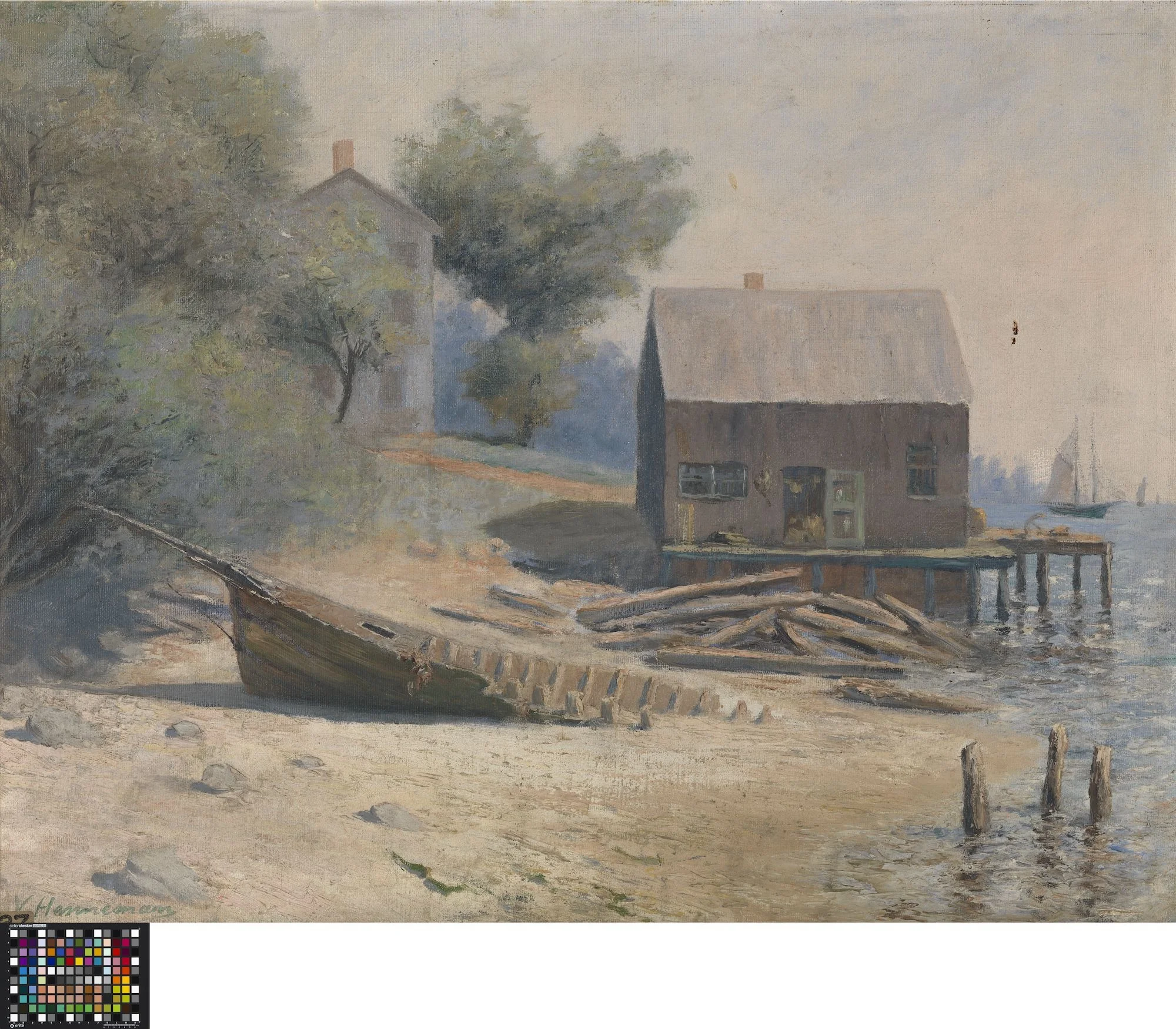 Strandgezicht, detail
