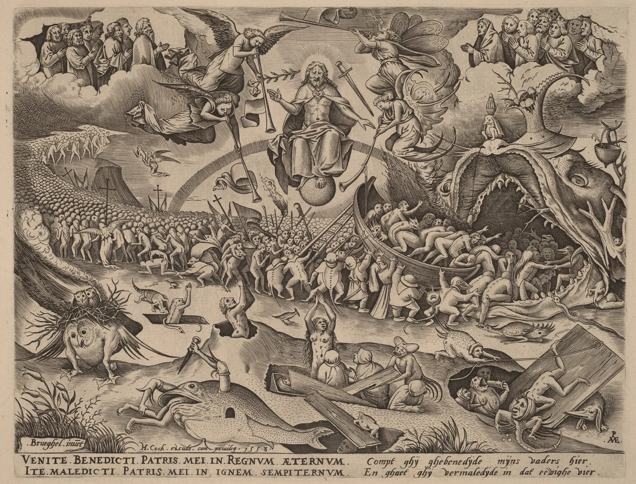 The Last Judgment, detail