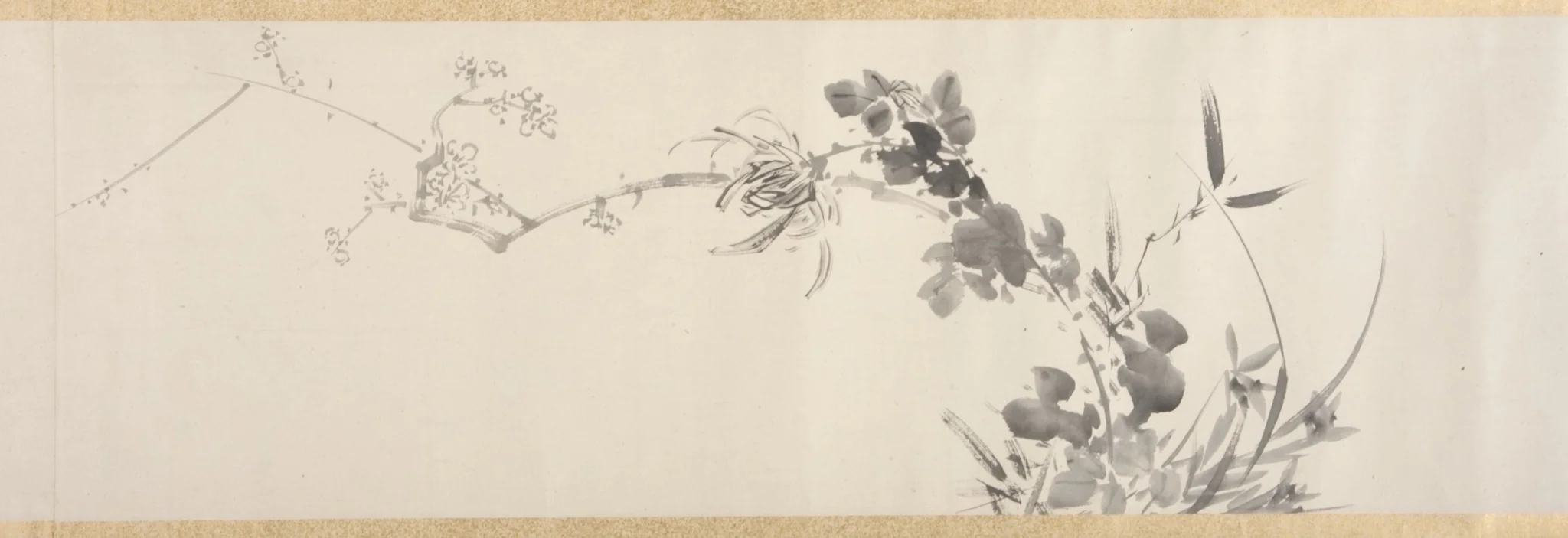 Birds and Flowers, detail