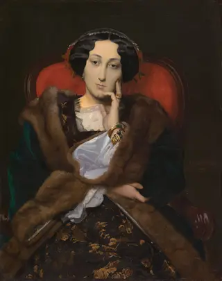 Portrait of a Woman, by Jean Léon Gérôme, oil, 1851