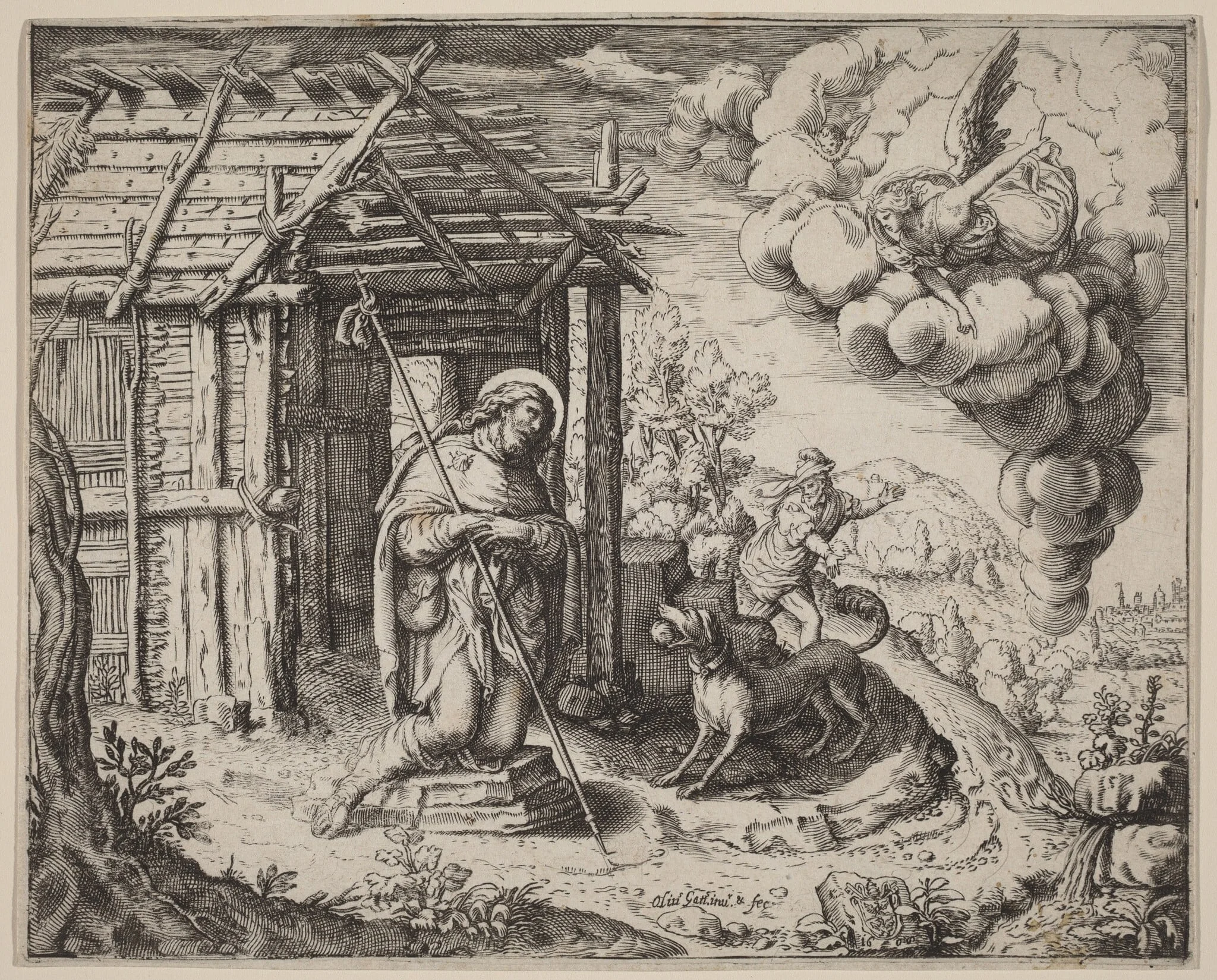 Saint Roch, detail