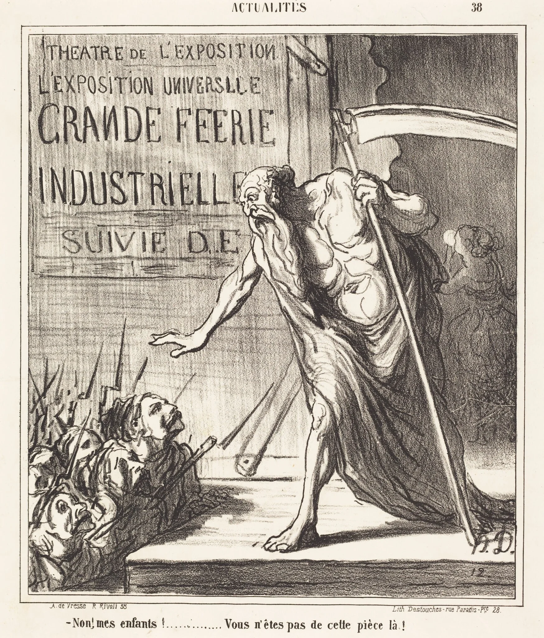 Non... vous n'êtes pas de cette pièce-la!, detail