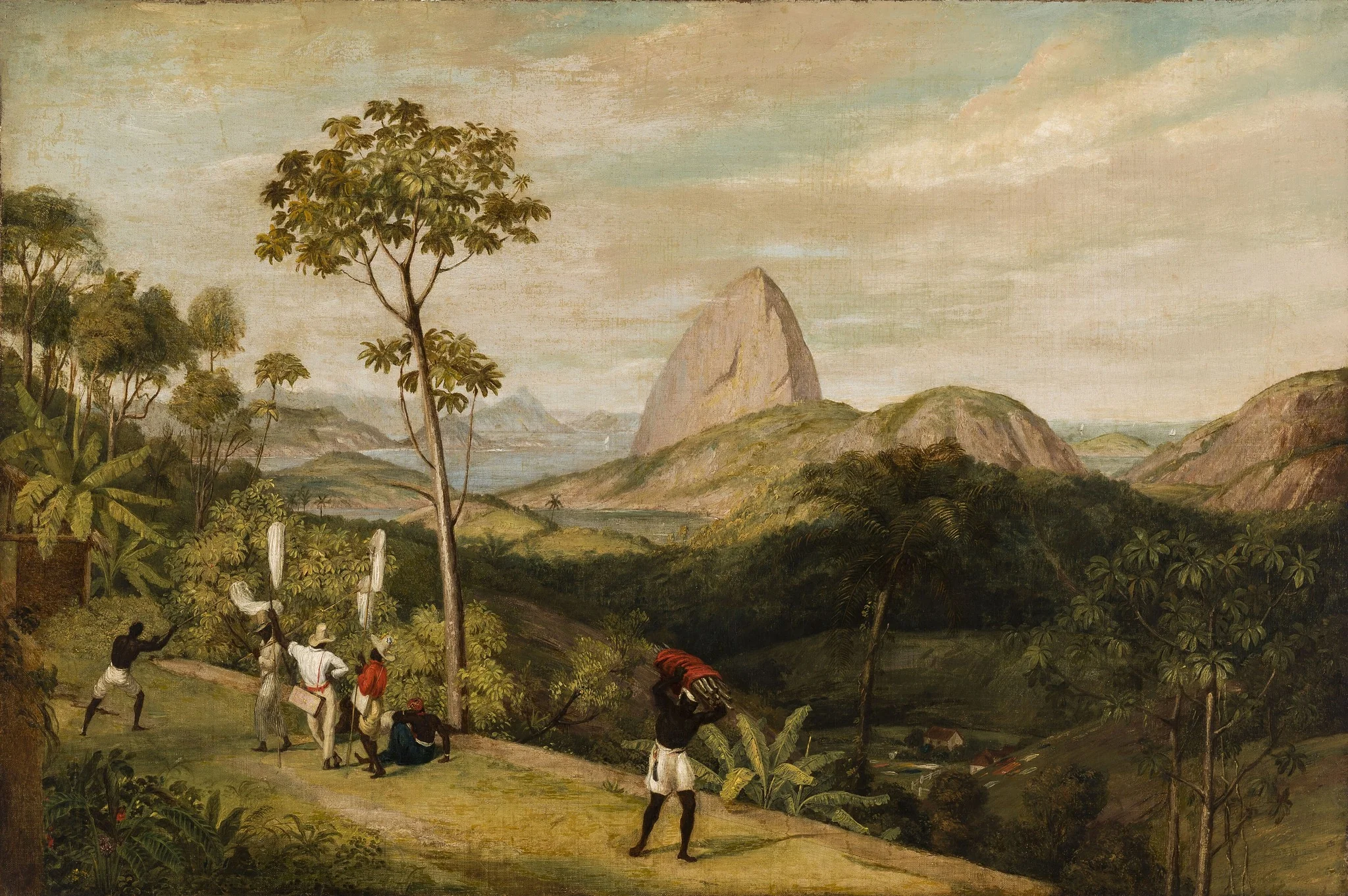 View of Sugarloaf Mountain from the Silvestre Road, detail