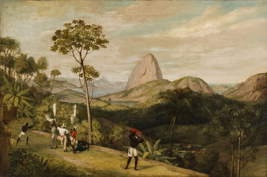 View of Sugarloaf Mountain from the Silvestre Road, by Charles Landseer, oil, 1827