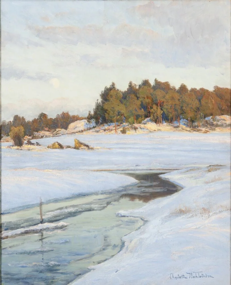 An Evening in March, detail