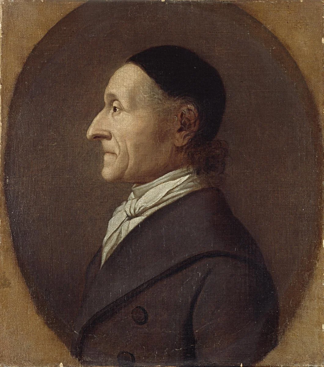 Bildnis Johann Caspar Lavater, detail