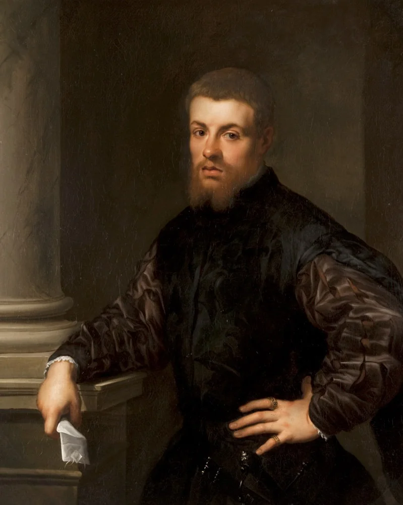 Portrait of a Young Man (possibly Melchior von Brauweiler, 1515–1569), detail