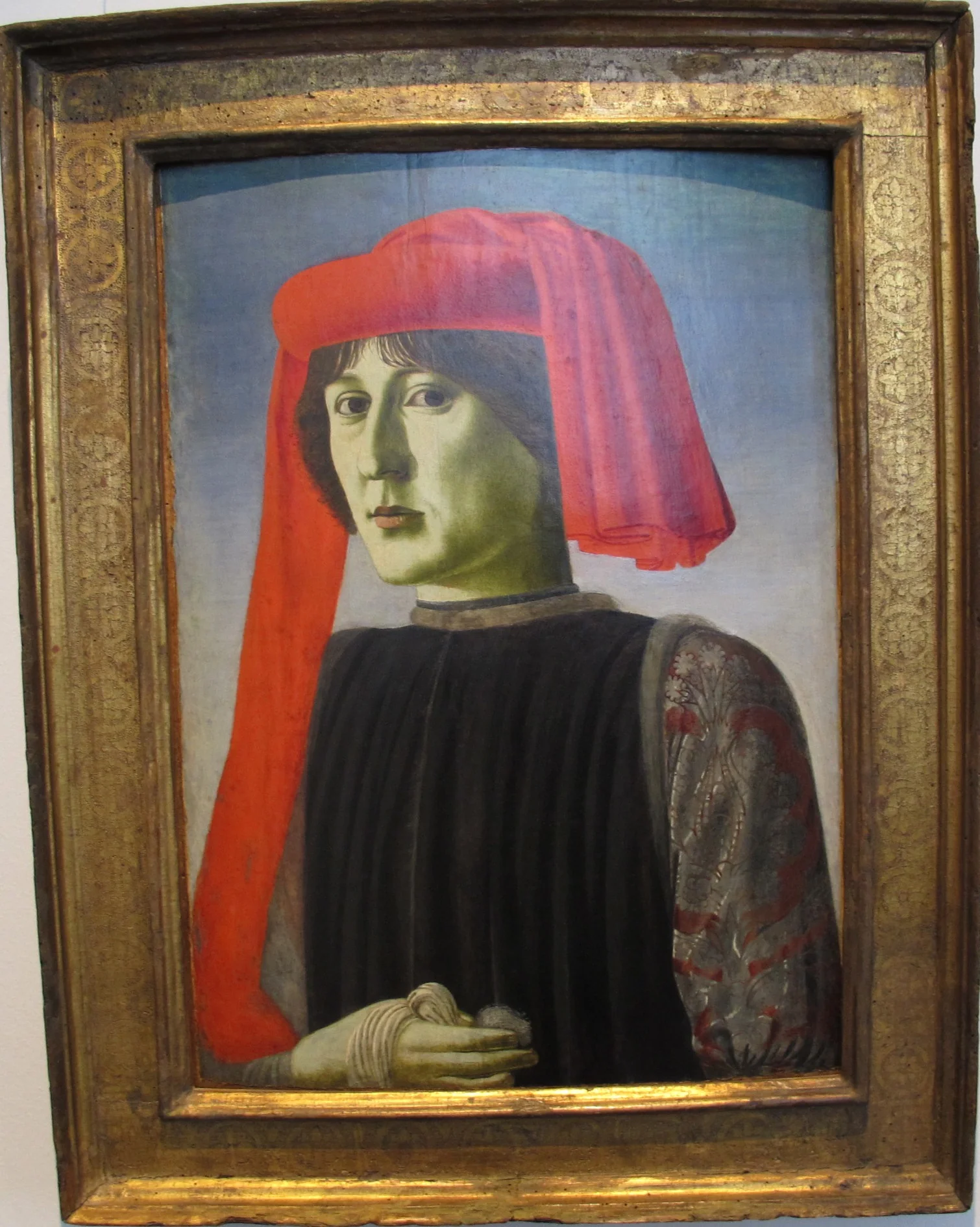 Portrait of a young Man, detail