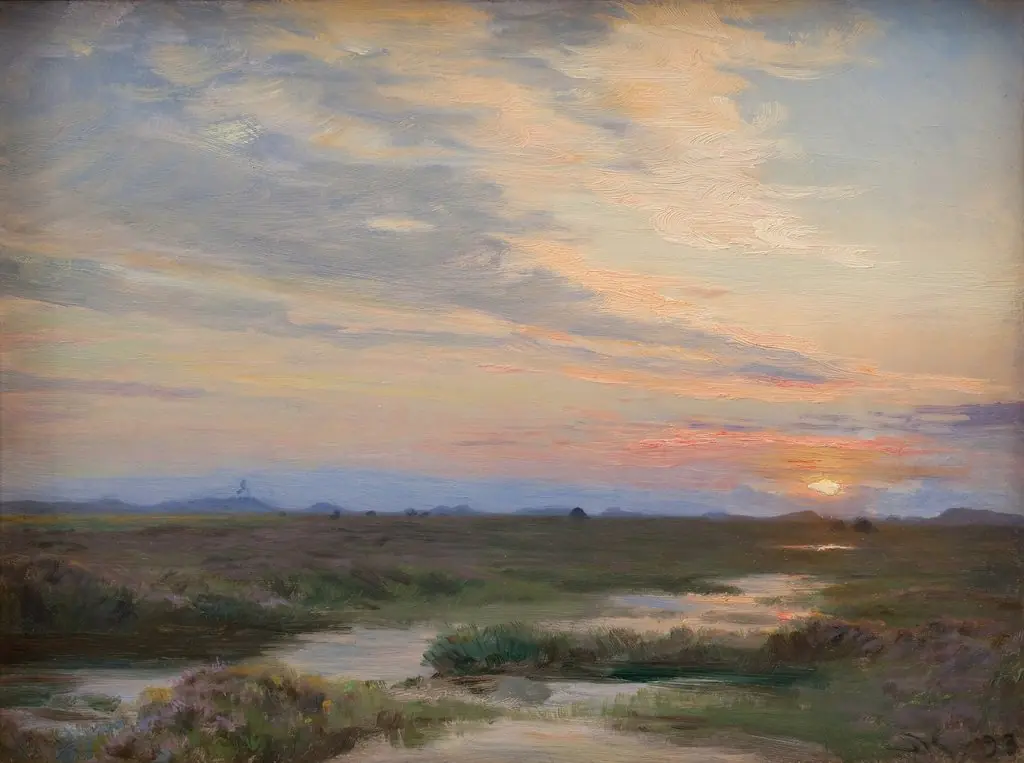 Evening at Skagen, by Peder Severin Krøyer, oil, 1897