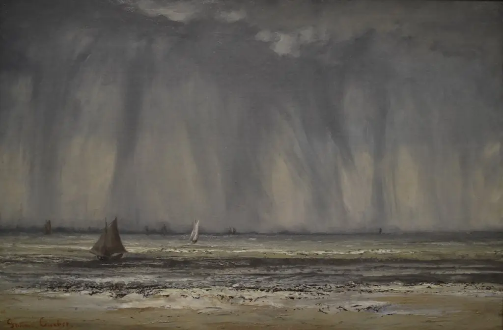 Marine, by Gustave Courbet, oil, 1866