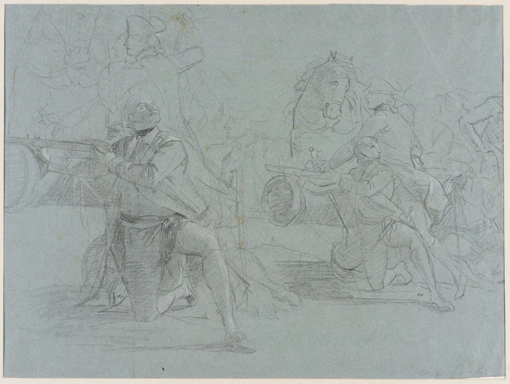 Study for 'The Siege of Gibraltar', by John Singleton Copley, 1782