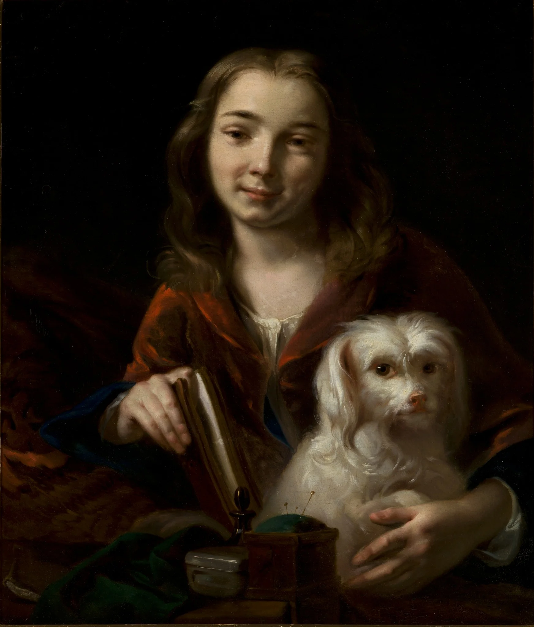 Portrait of Stefania Jarońska née Głowacka, detail