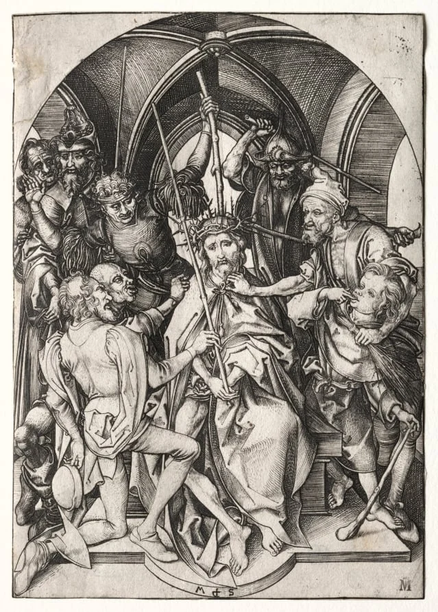 Christ Crowned with Thorns, detail