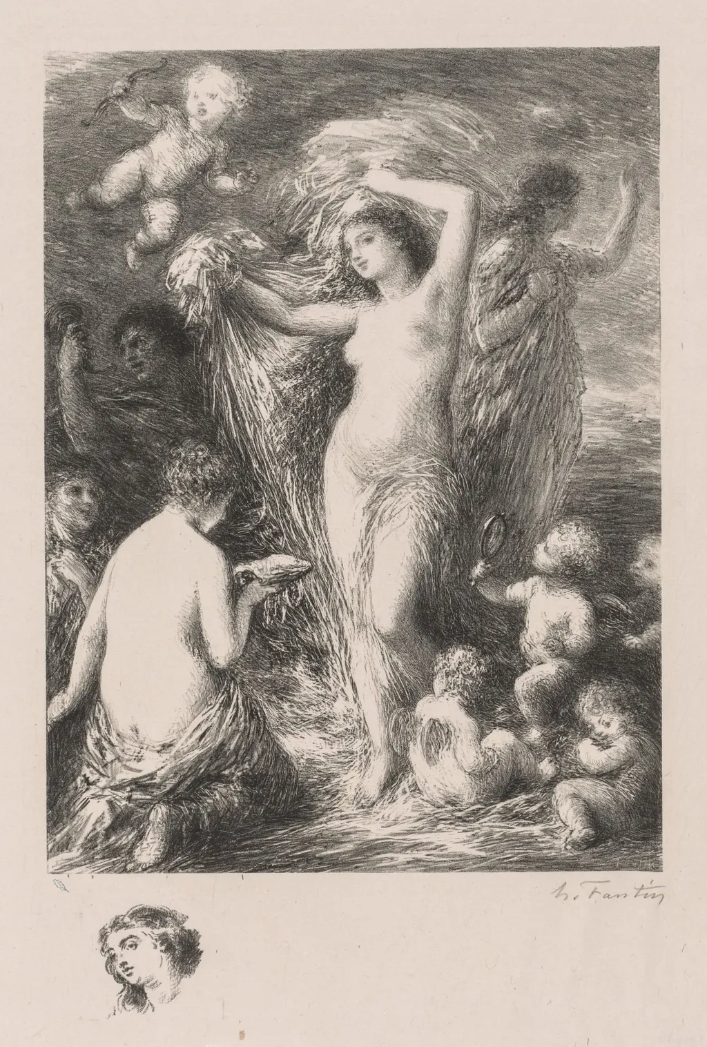 Venus Anadyomene, by Henri Fantin-Latour, 1898