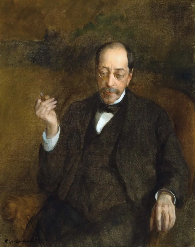 John La Farge, by Wilton Lockwood, oil, 1896