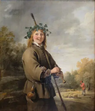 Shepherd, by David Teniers the Younger, oil, 1650
