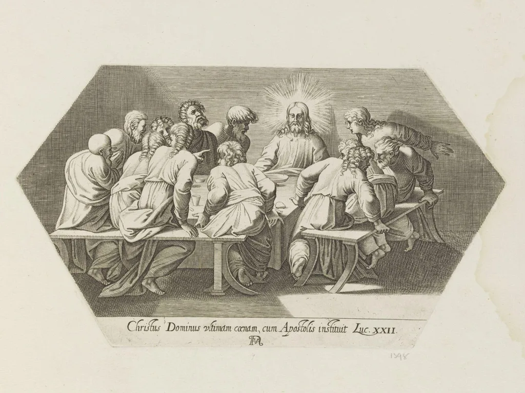The Last Supper, by Francesco Villamena