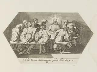 The Last Supper, by Francesco Villamena